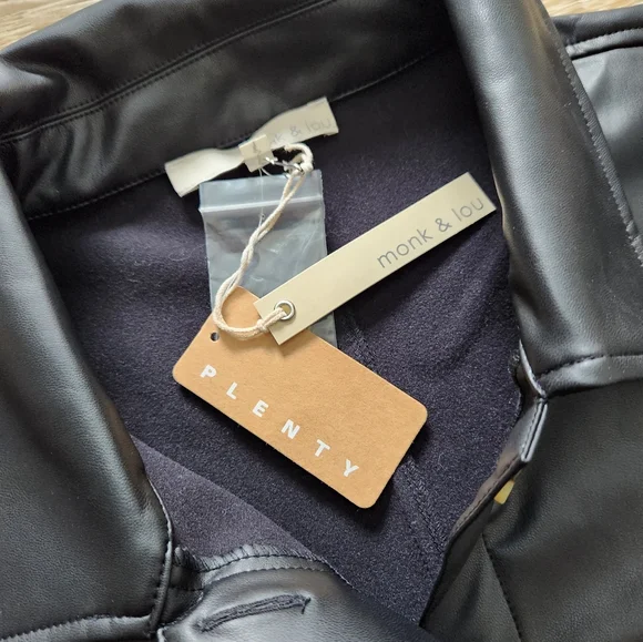 Vegan leather shacket - Picture 3 of 4